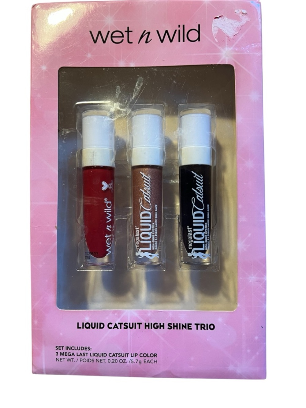 wet n wild Liquid Catsuit High Shine Trio - Red, Bronze, Black